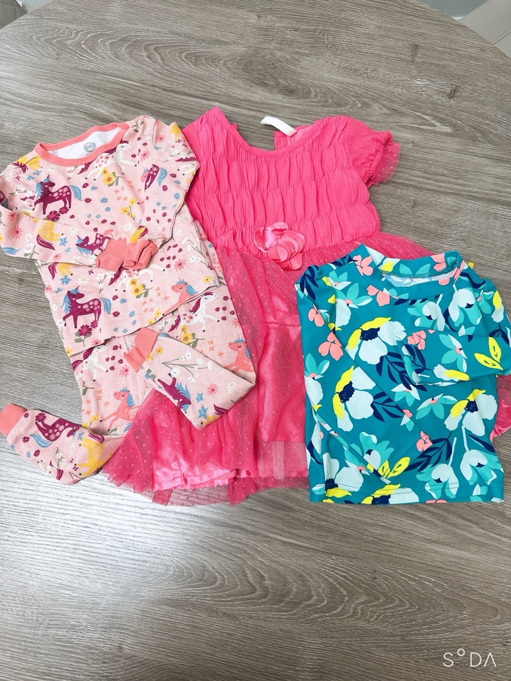 18M Girl clothing bundle_swim top, dress & pj